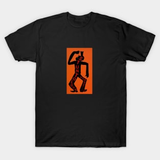 Stuntology Guy, variation in orange T-Shirt